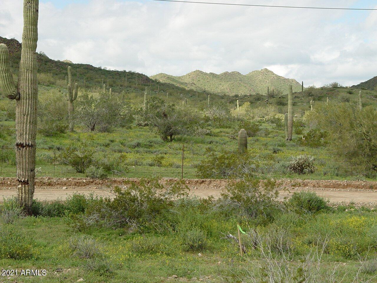 54214 West Whirly Bird Road, Unit 32 Maricopa, AZ 85139 - Photo 15 of 25 a view of a mountain with an outdoor space