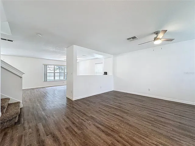 wooden floor in an empty room