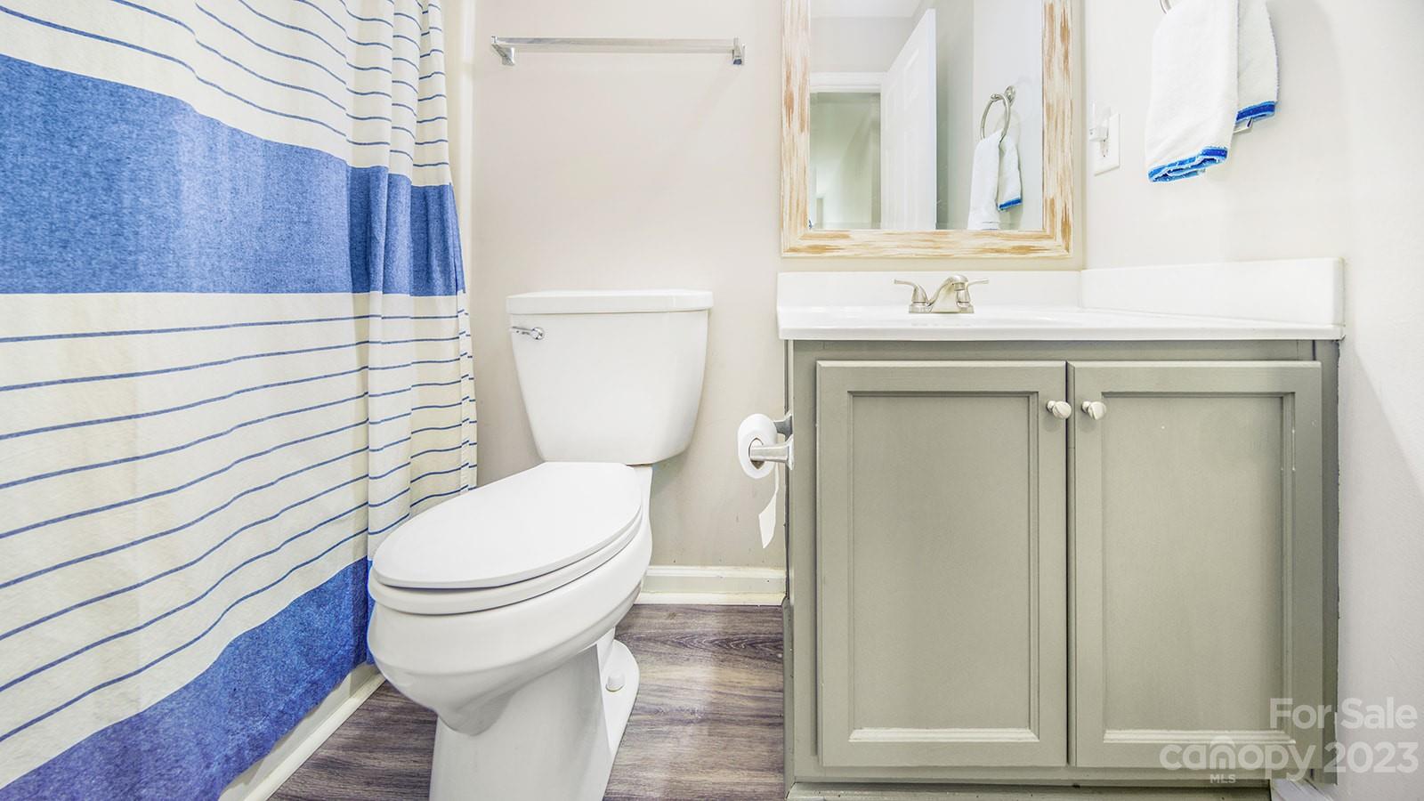 5207 Sunriver Road Gastonia, NC 28054 - Photo 32 of 46 a bathroom with a toilet and a sink