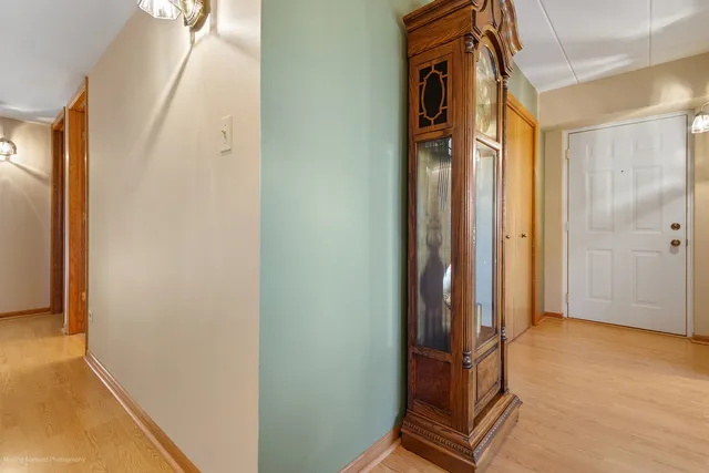 a view of front door