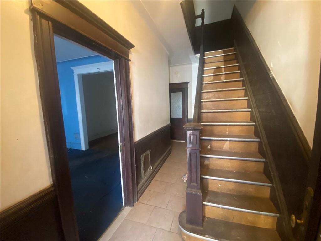 630 53rd Street Brooklyn, NY 11220 - Photo 3 of 14 a view of entryway and hall with wooden floor