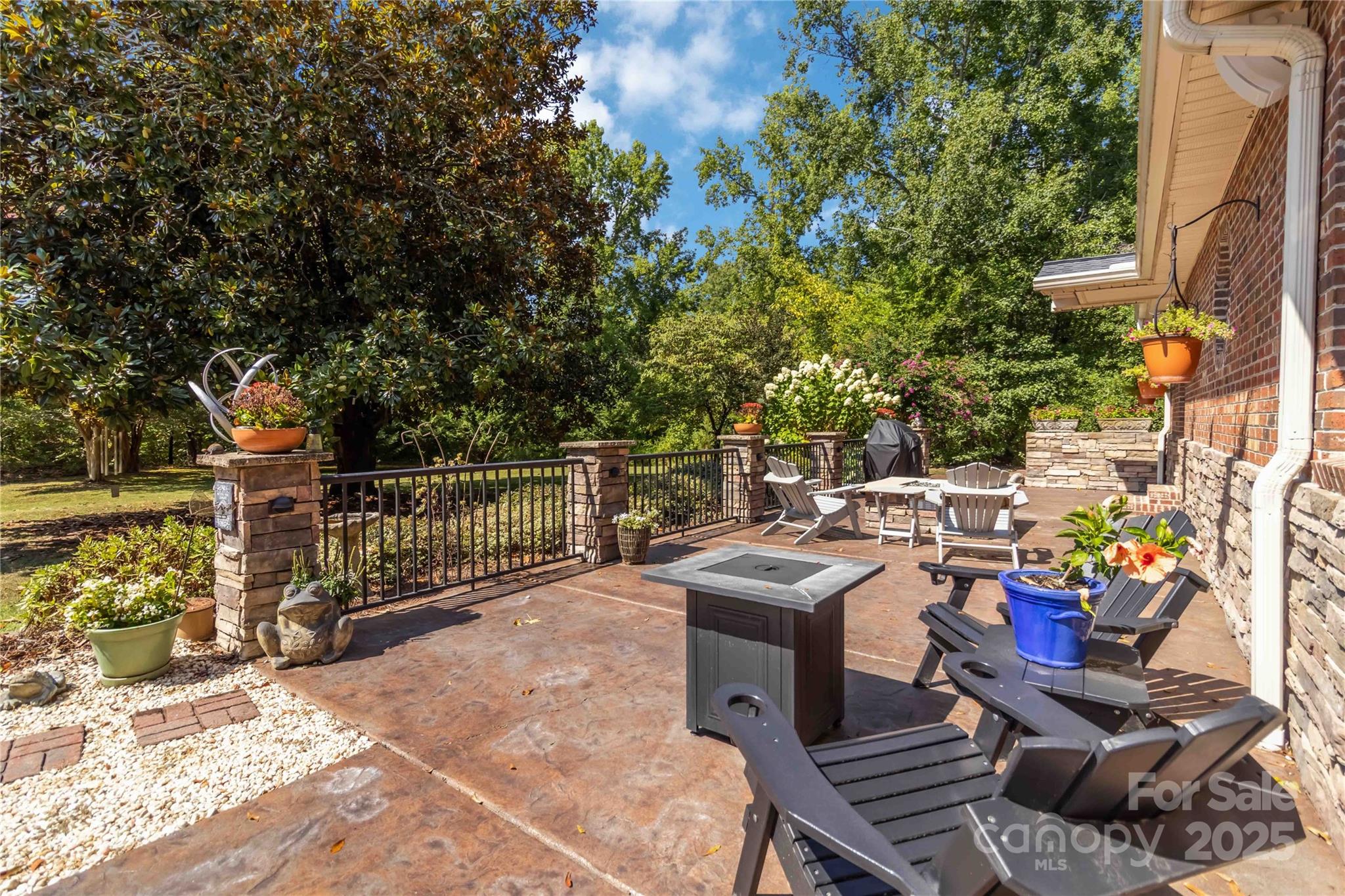 2880 Legion Road Smyrna, SC 29743 - Photo 45 of 48 a view of a patio with iron fence