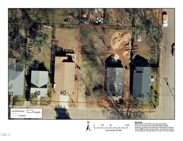 a view of a street with a house