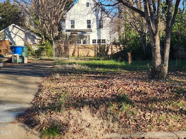 a view of street with house on its side