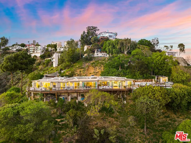 a view of a city from a balcony