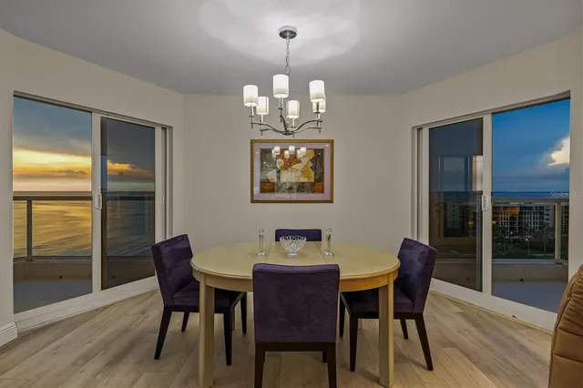 a view of beach and ocean