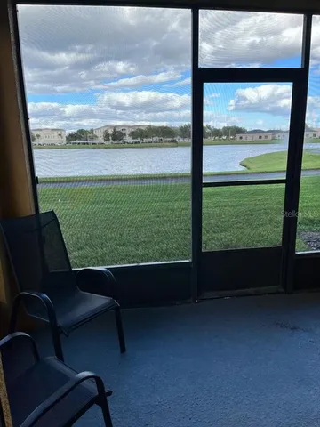 a view of outdoor space with seating