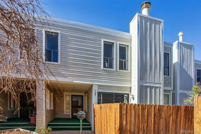 a view of a house with a door