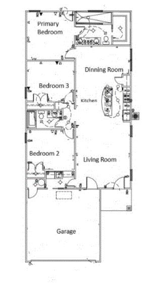 8204 Carmel Circle Foley, AL 36535 - Photo 14 of 14 View of property floor plan
