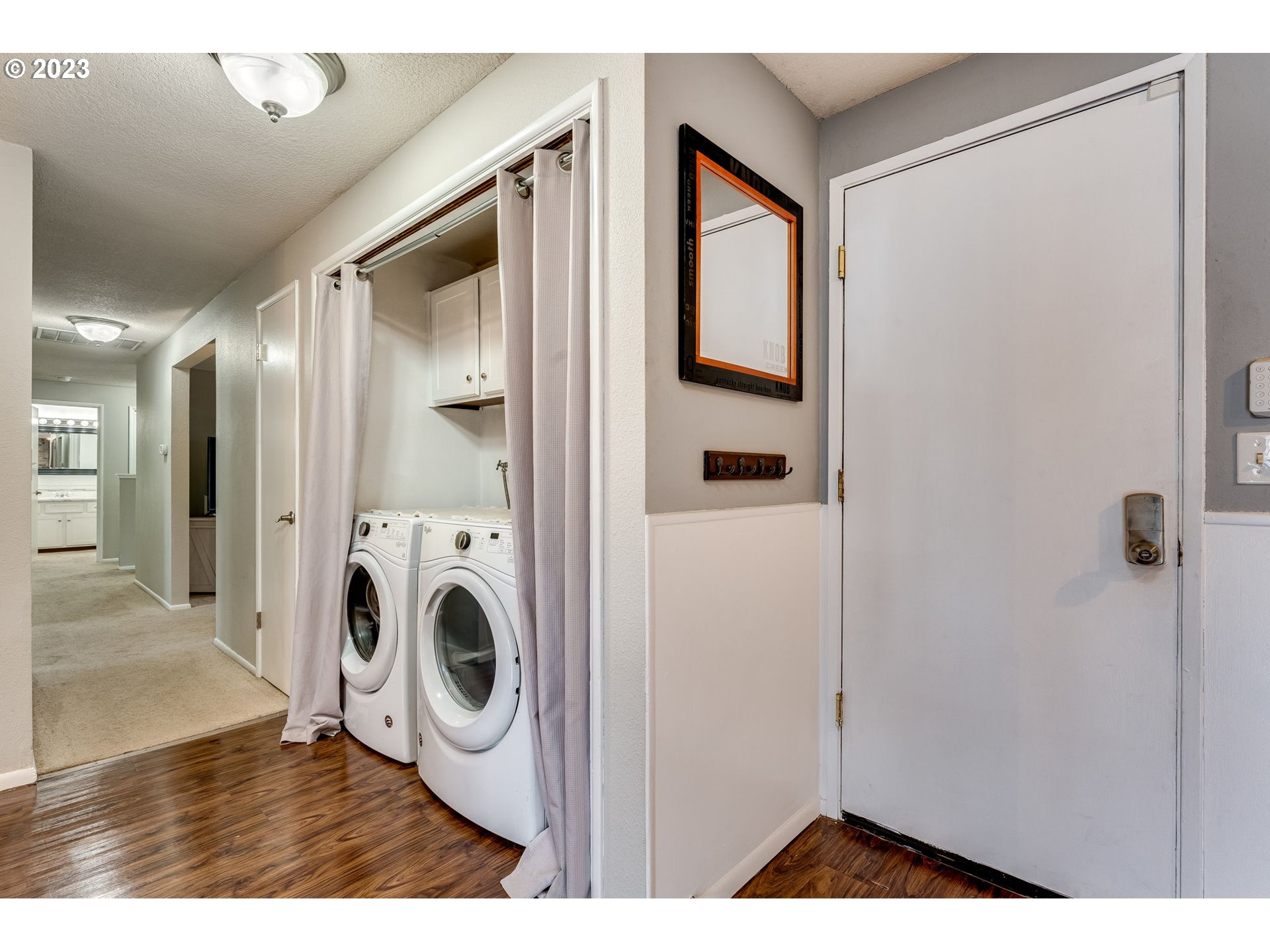 126 Villa Road Kelso, WA 98626 - Photo 21 of 41 a view of a hallway with washer and dryer