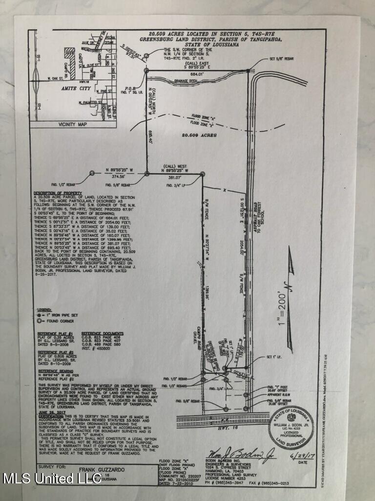 West Oak Street Amite, LA 70422 - Photo 6 of 6 survey