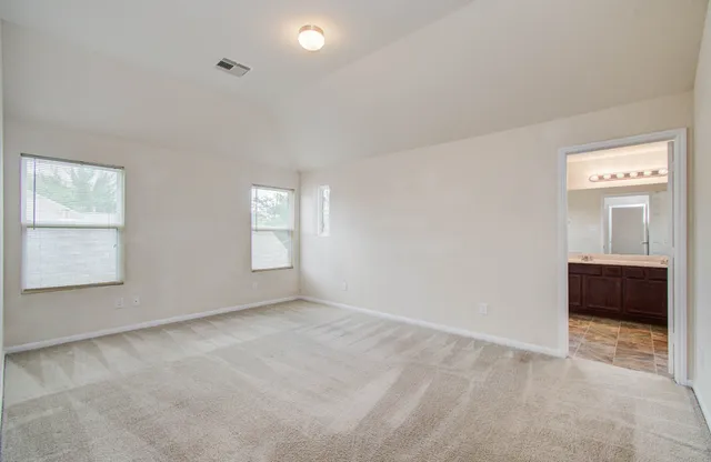 a view of an empty room