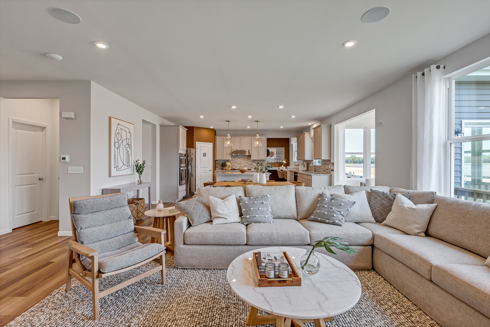 1702 Eastfield Drive Bartlett, IL 60103 - Photo 6 of 29 a living room with furniture and a table