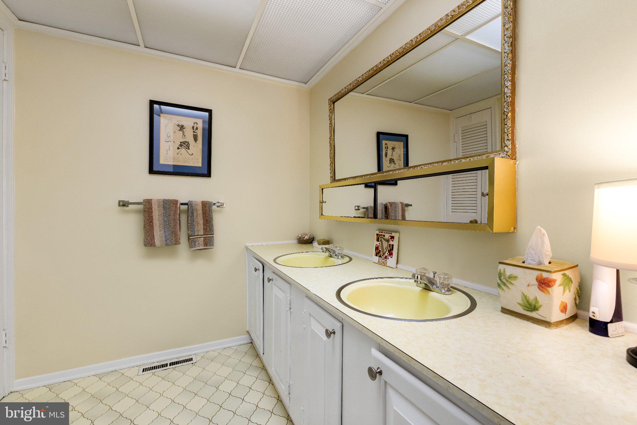 2114 Pot Spring Road Lutherville-Timonium, MD 21093 - Photo 31 of 49 Retro hall bath with double sinks