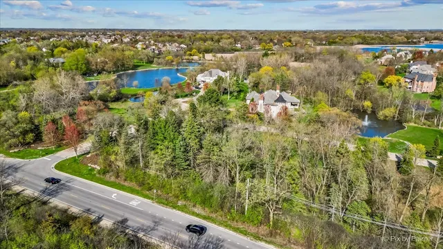 a view of backyard with wooden floor