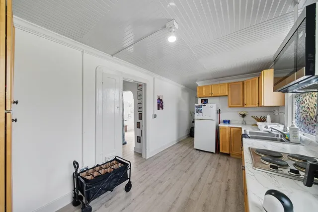 a bed room with a bed and a couch