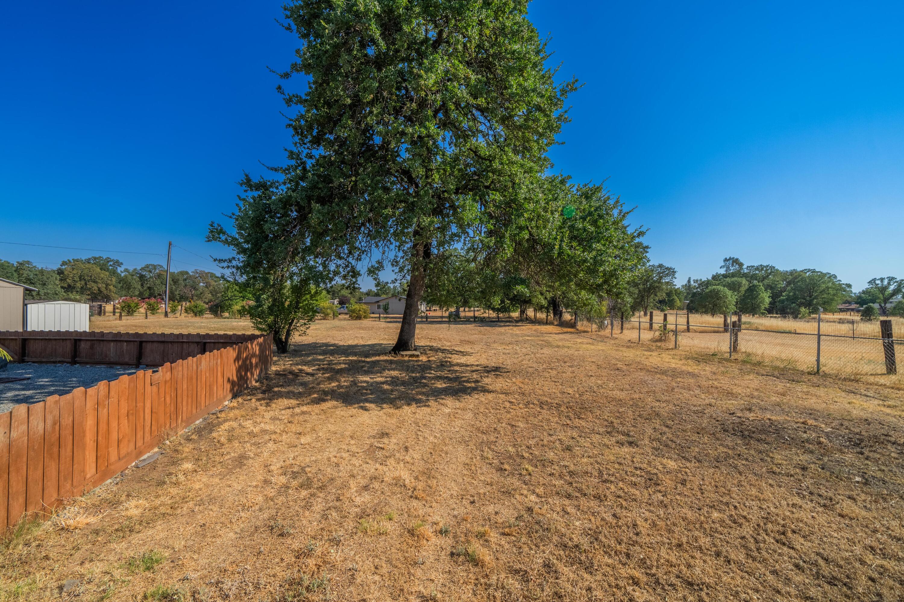 19825 Gas Point Road Cottonwood, CA 96022 - Photo 54 of 54 a view of a yard with wooden fence