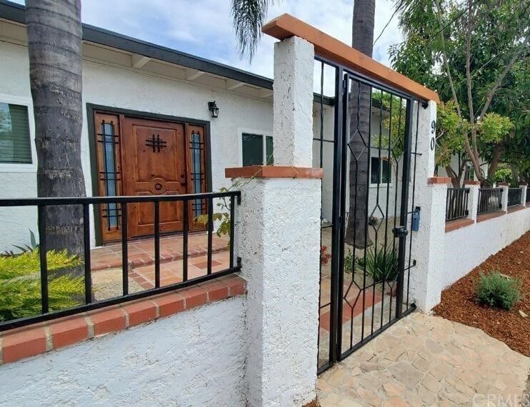 a view of a house with a porch