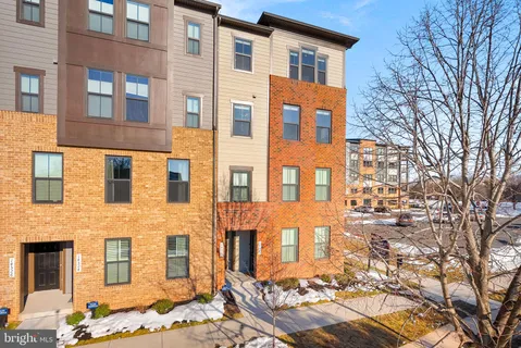 a front view of a building