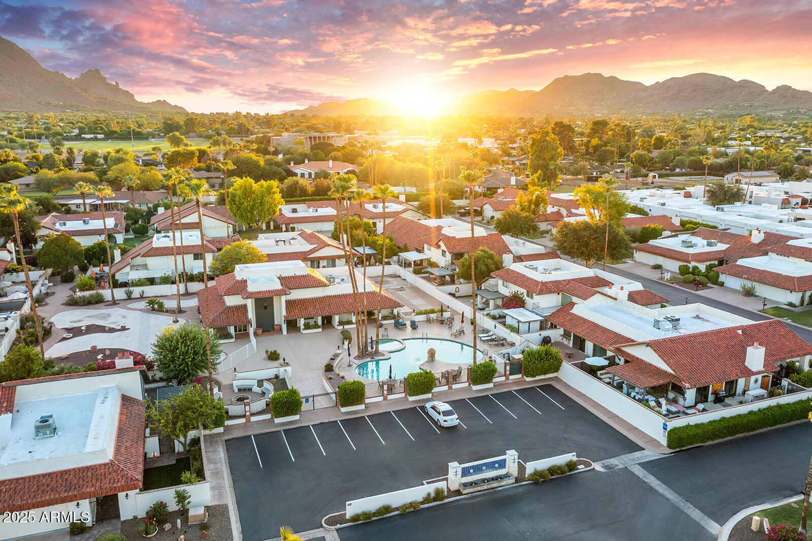 5822 North Scottsdale Road Paradise Valley, AZ 85253 - Photo 29 of 32 an aerial view of residential houses with outdoor space