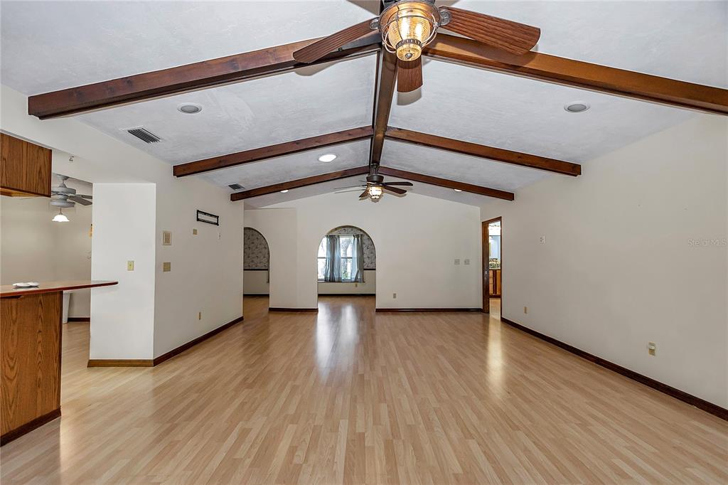 18012 Southwest 68th Loop Dunnellon, FL 34432 - Photo 12 of 60 a view of a big room with wooden floor windows and entryway