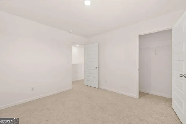 a view of an empty room