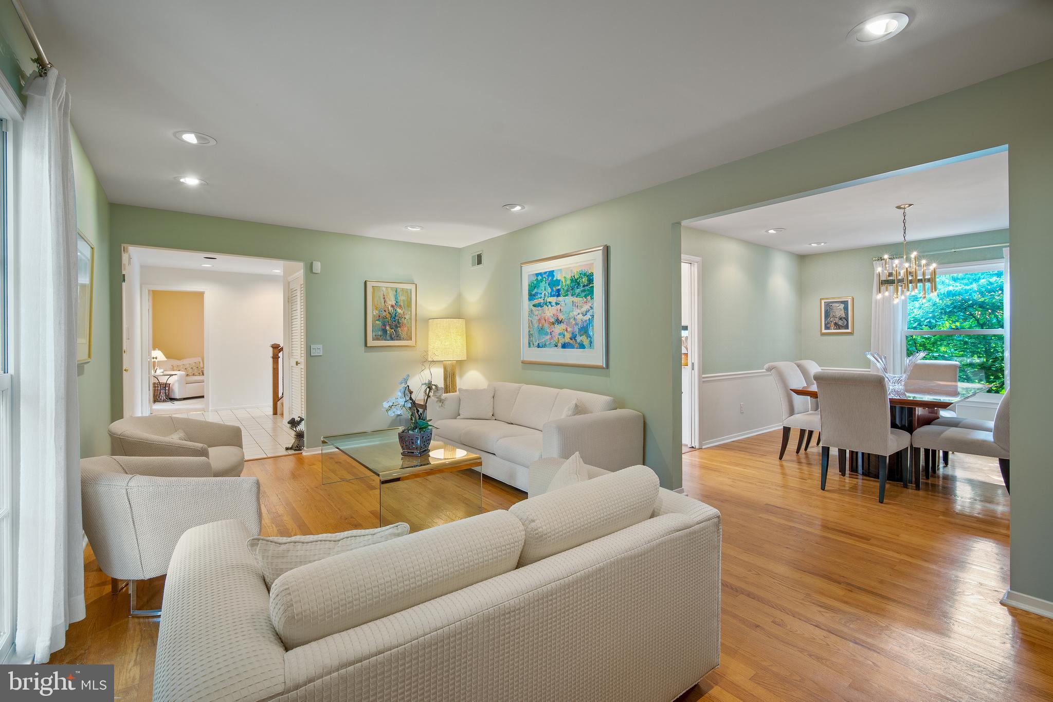 10905 Old Coach Road Potomac, MD 20854 - Photo 13 of 50 Formal Living Room adjoining Dining Room