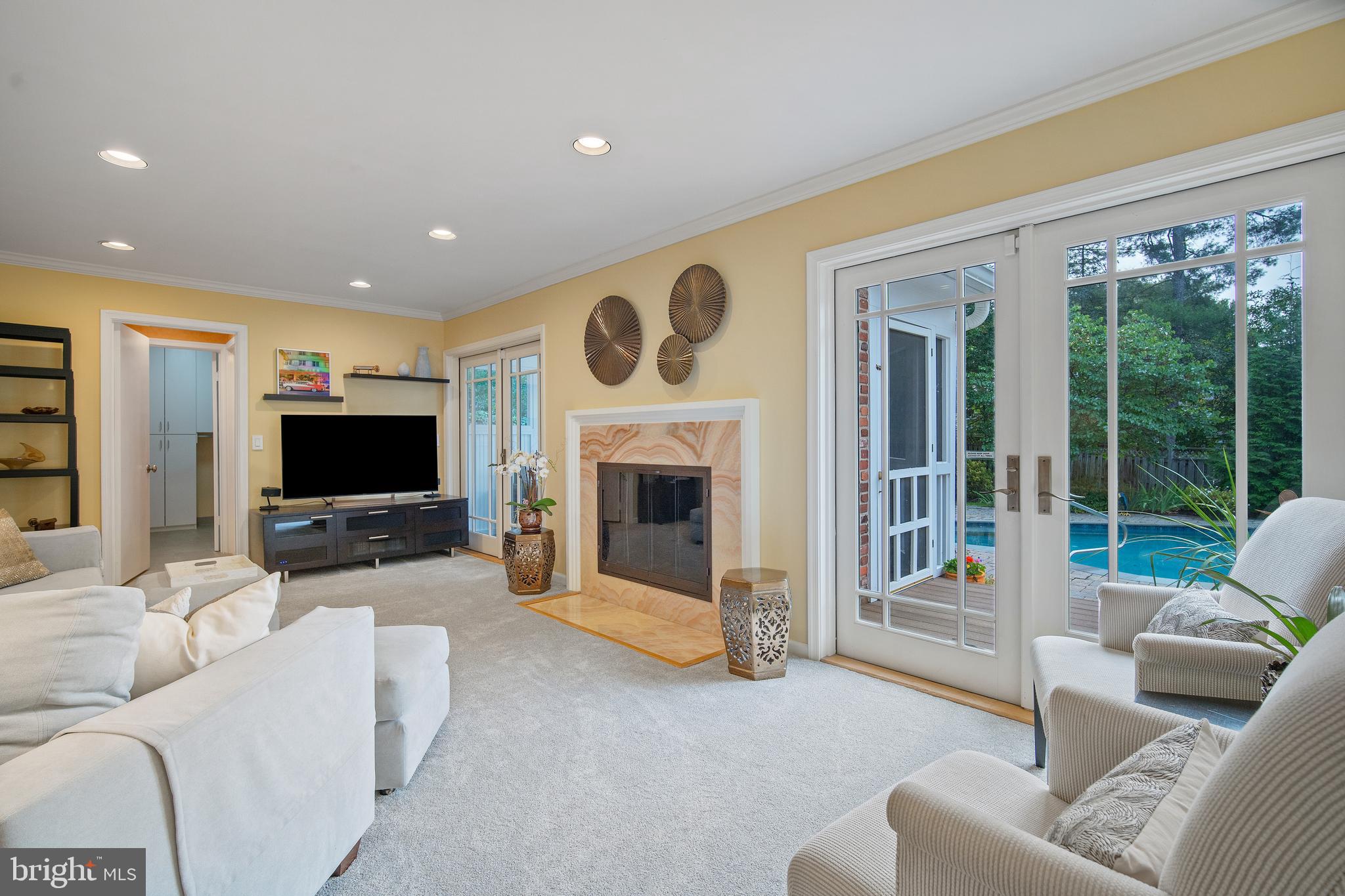 10905 Old Coach Road Potomac, MD 20854 - Photo 8 of 50 Another view of Family Room w/ Gas FP