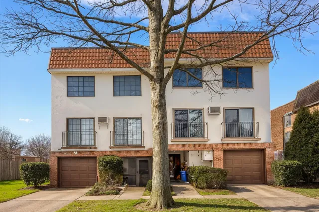 a front view of a house with balcony