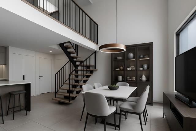 509 Julius Road Queens, NY 11356 - Photo 3 of 26 a view of a dining room with furniture and wooden floor