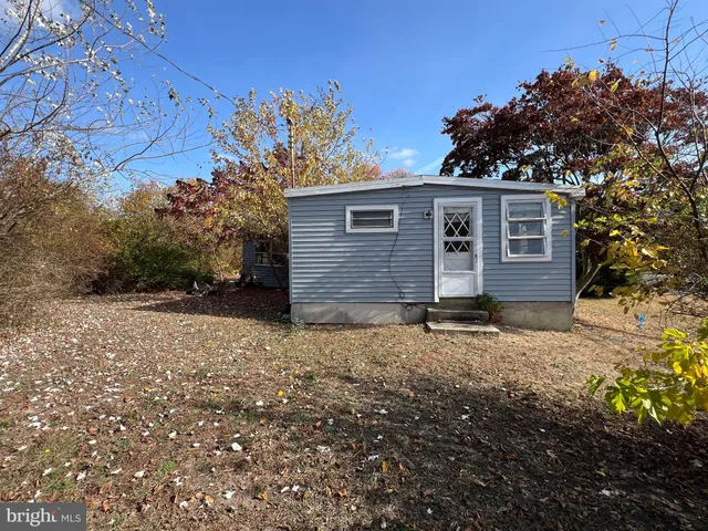 a backyard of a house