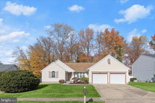 a view of house with a yard and potted plants