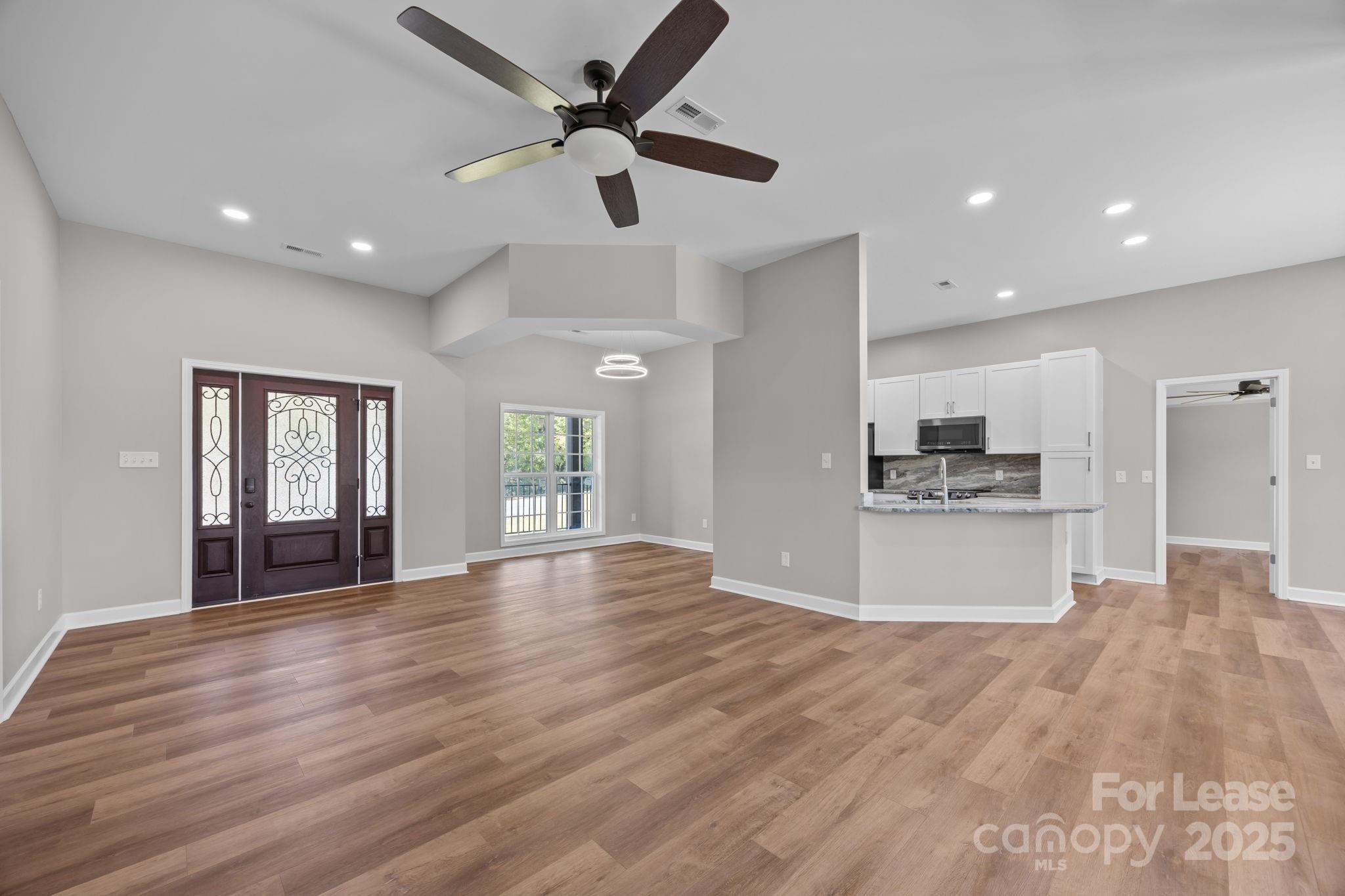 4855 New Cut Road Inman, SC 29349 - Photo 10 of 40 a view of kitchen with sink and wooden floor