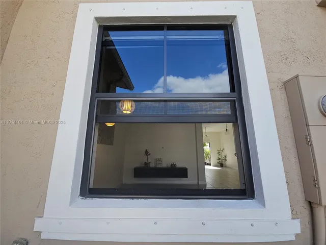 a close view of fireplace