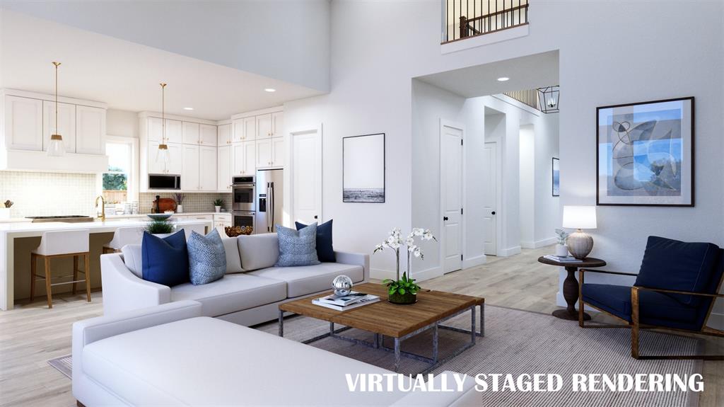 2408 Cairn Road McKinney, TX 75071 - Photo 14 of 14 a living room with furniture kitchen view and a window
