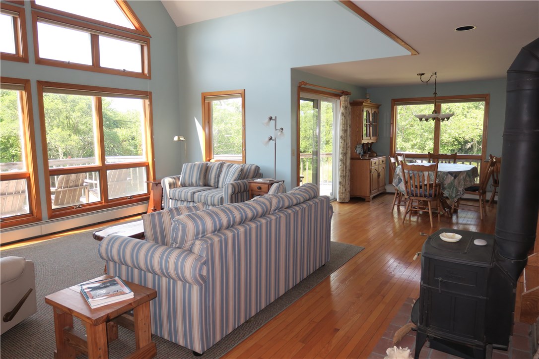 1731 Corn Neck Road Block Island, RI 02807 - Photo 5 of 17 Living Room with dining