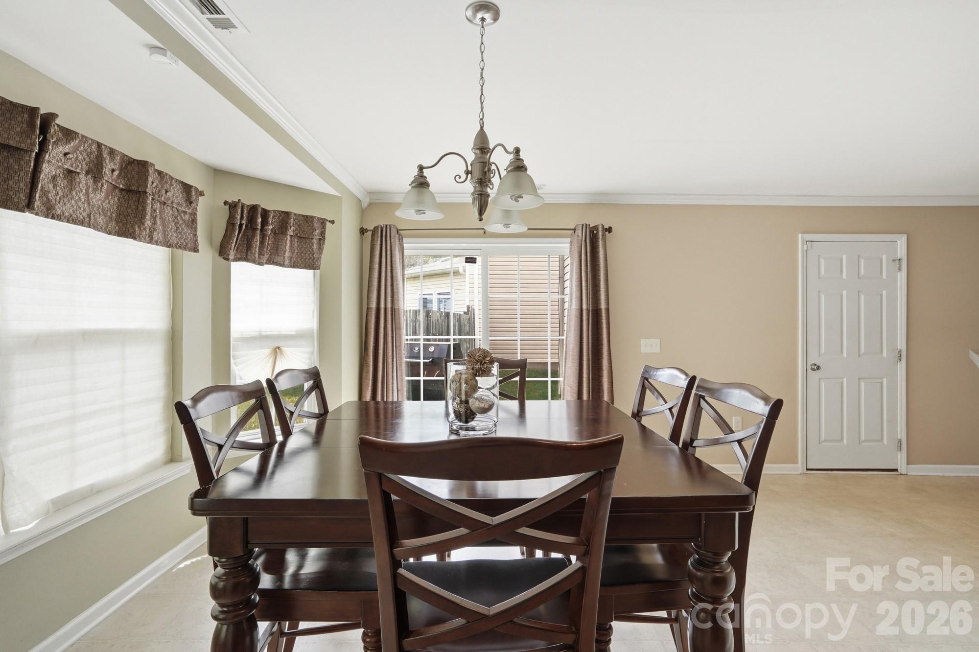 4404 Kiddle Lane Monroe, NC 28110 - Photo 19 of 48 a view of a dining room with furniture window and outside view