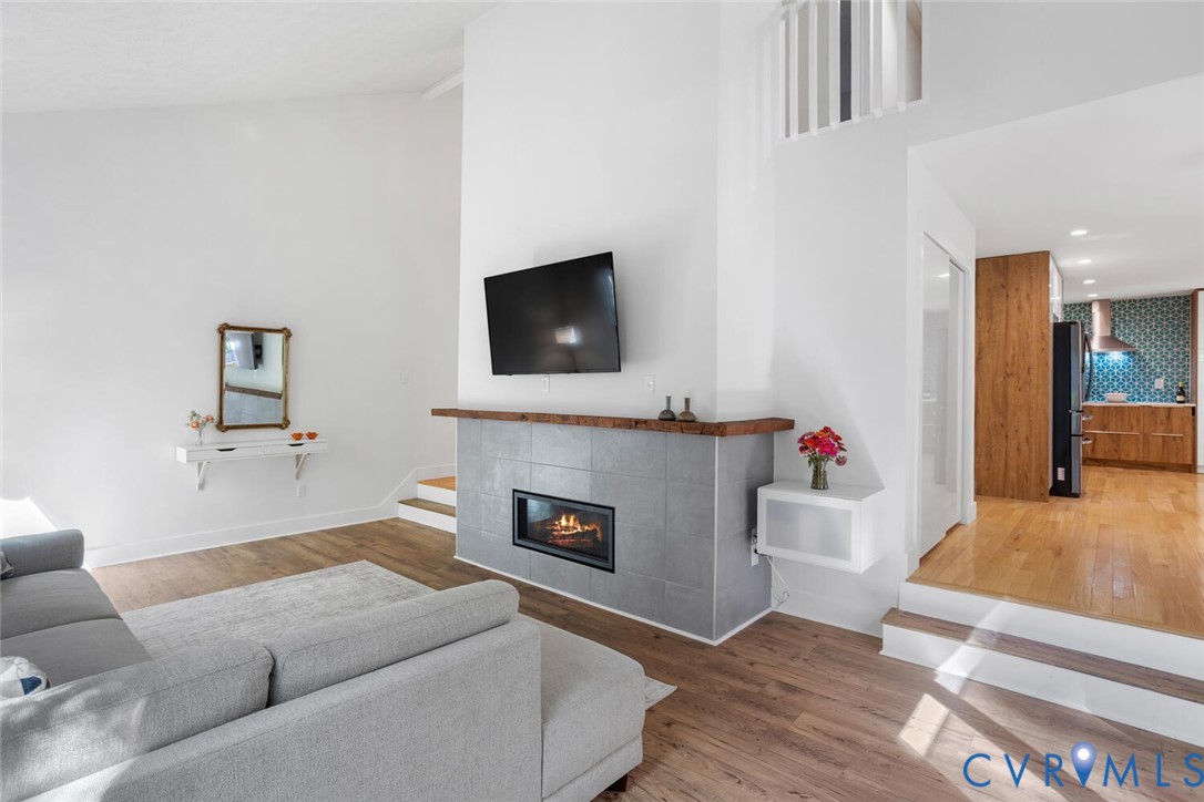 1607 Headwaters Road Midlothian, VA 23113 - Photo 11 of 45 Flame was added to fireplace by photographer and d