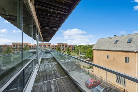 a view of balcony and deck