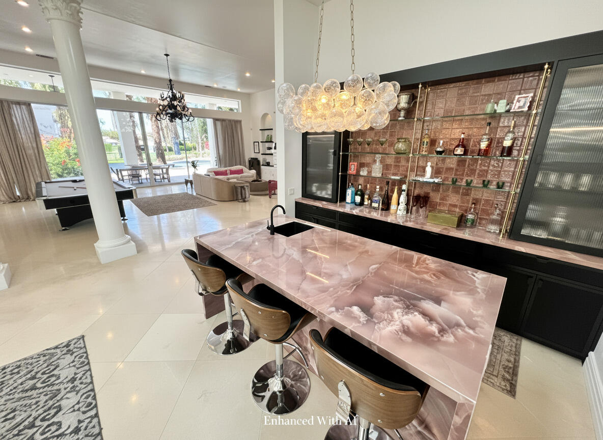 70710 Frank Sinatra Drive Rancho Mirage, CA 92270 - Photo 21 of 65 Wine Lounge Area