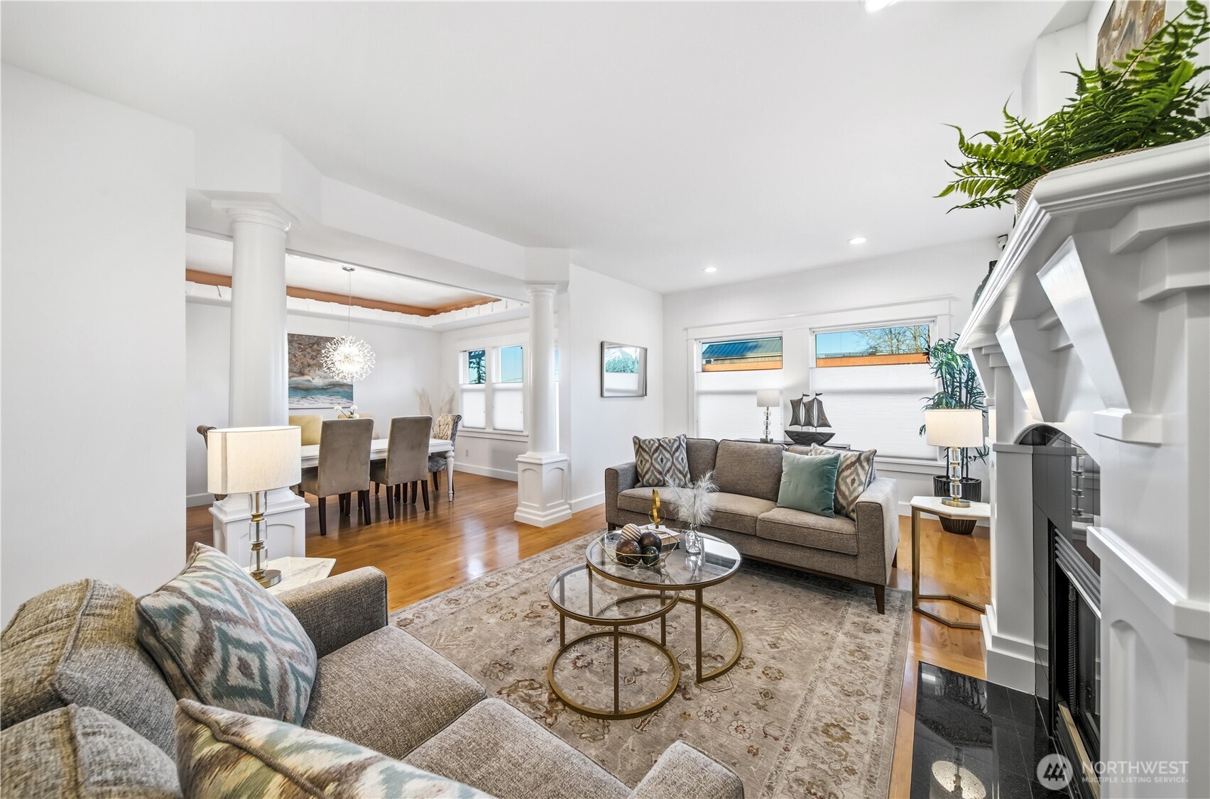 1375 32nd Avenue South Seattle, WA 98144 - Photo 5 of 36 a living room with furniture a rug and a large window