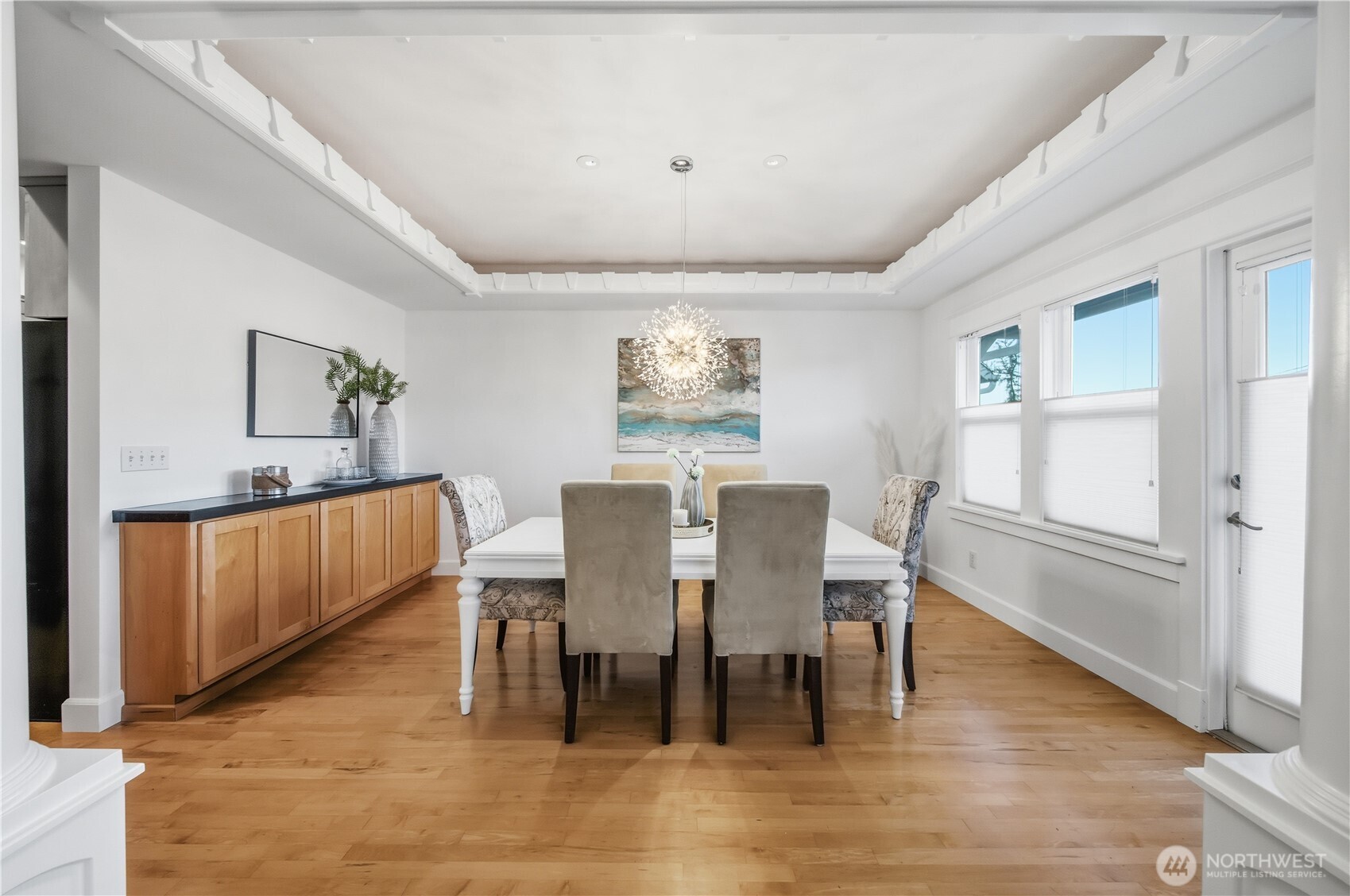 1375 32nd Avenue South Seattle, WA 98144 - Photo 8 of 36 a view of a dining room with furniture window and wooden floor