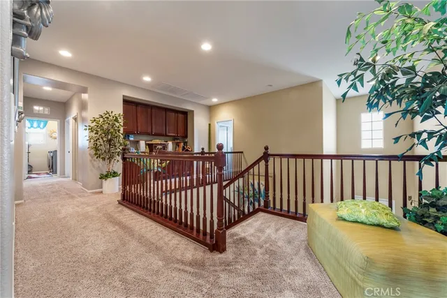 a bed room with a bed and a walk in closet