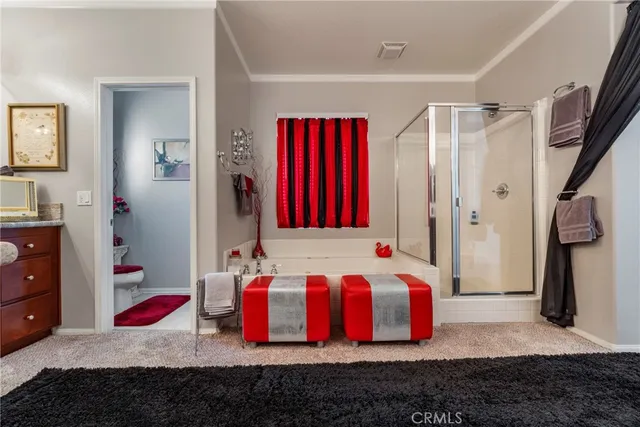 a view of a city with mountains in the background