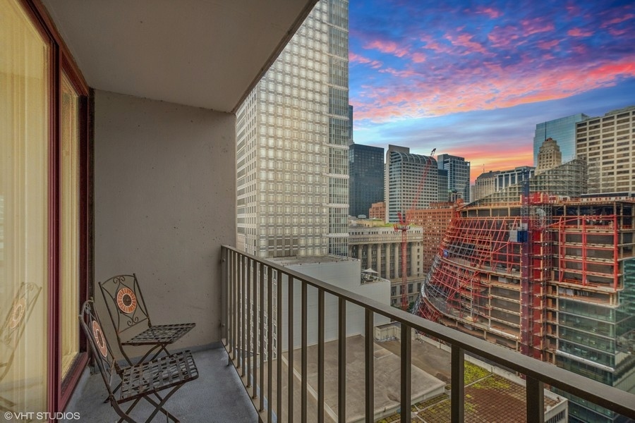 200 North Dearborn Street, Unit 2402 Chicago, IL 60601 - Photo 14 of 22 a view of balcony with a potted plant