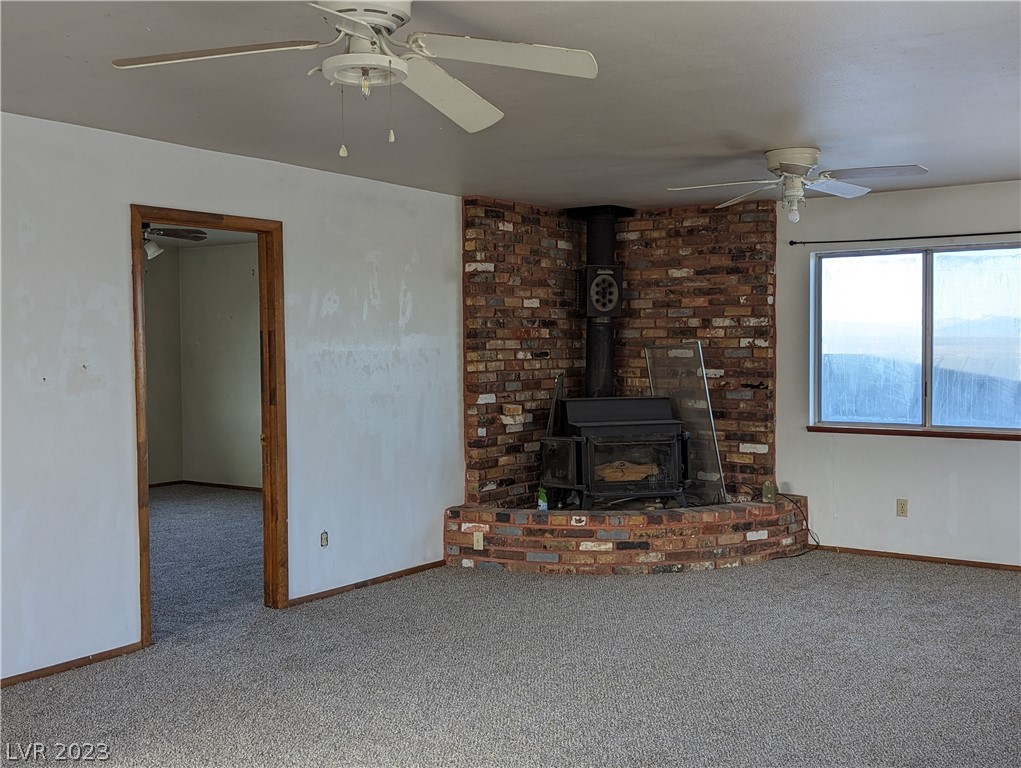 158 Lightner Street Pioche, NV 89043 - Photo 18 of 30 Upstairs - Fireplace
