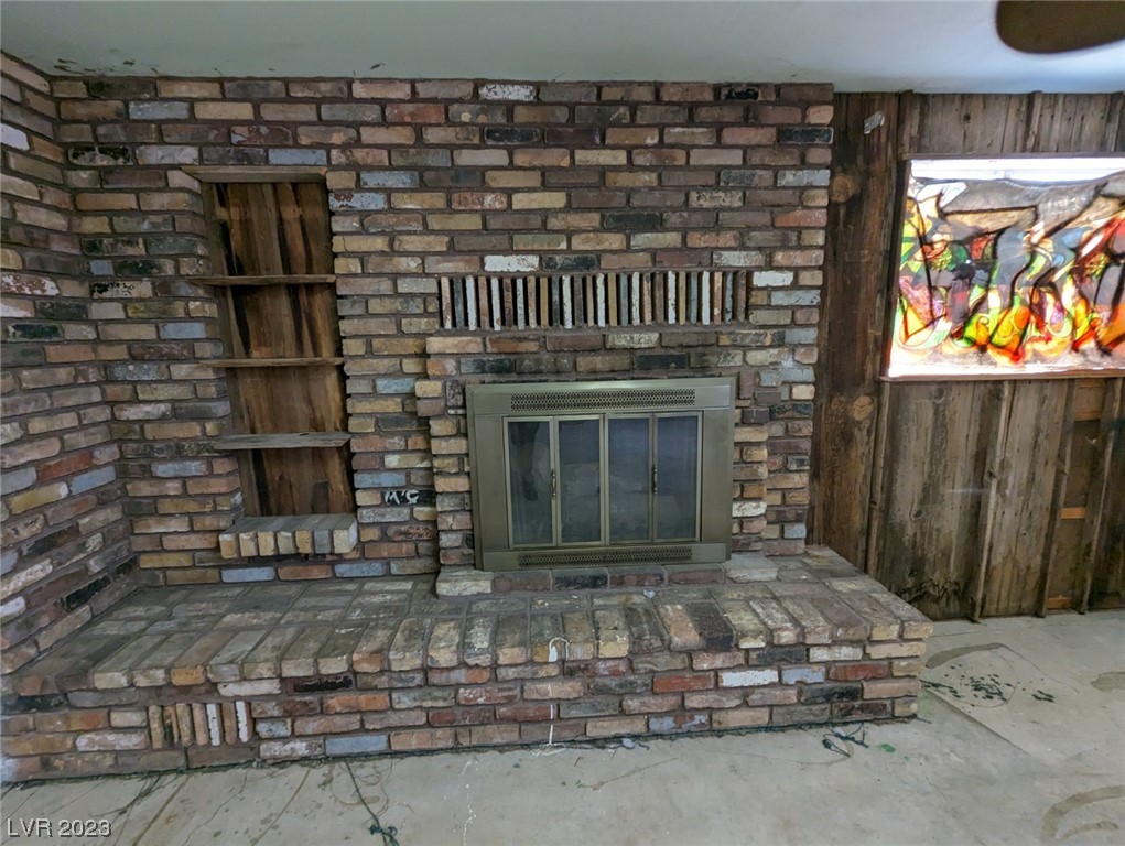 158 Lightner Street Pioche, NV 89043 - Photo 25 of 30 Basement Den Fireplace