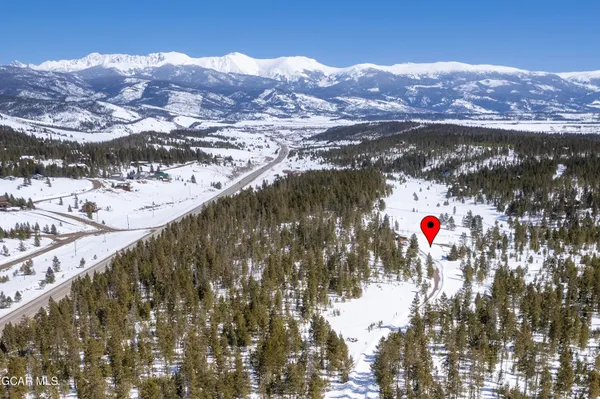 a view of city and mountain