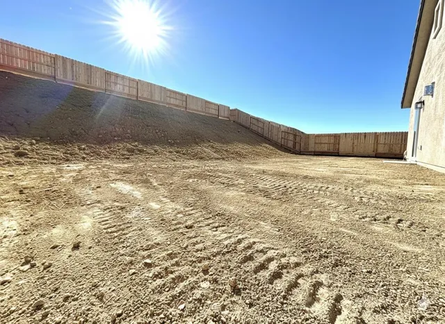 a view of a big yard