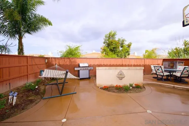 a view of outdoor space with seating area and entertaining space